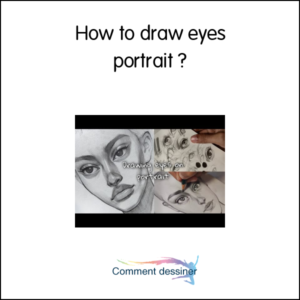 How to draw eyes portrait